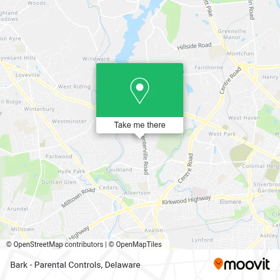 Bark - Parental Controls map