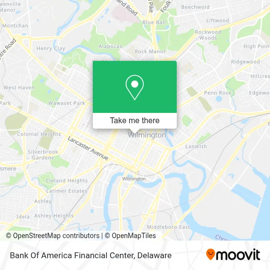 Bank Of America Financial Center map