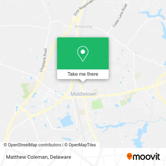 Matthew Coleman map