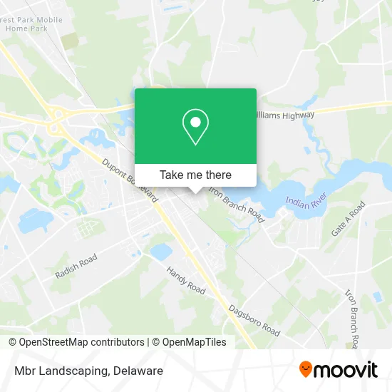 Mbr Landscaping map