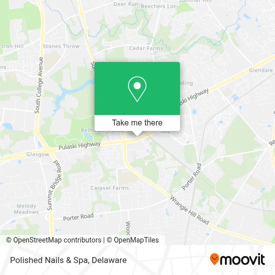Polished Nails & Spa map