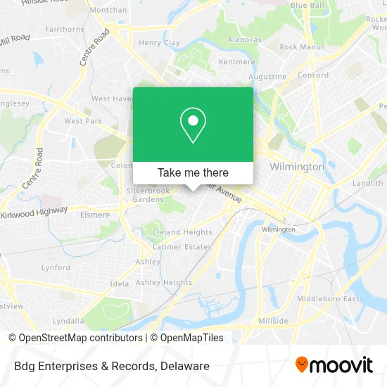 Bdg Enterprises & Records map