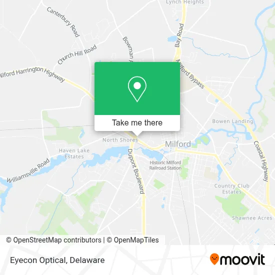 Eyecon Optical map