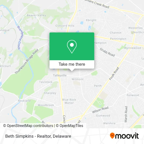 Beth Simpkins - Realtor map