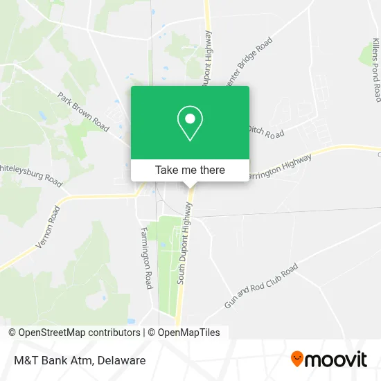M&T Bank Atm map