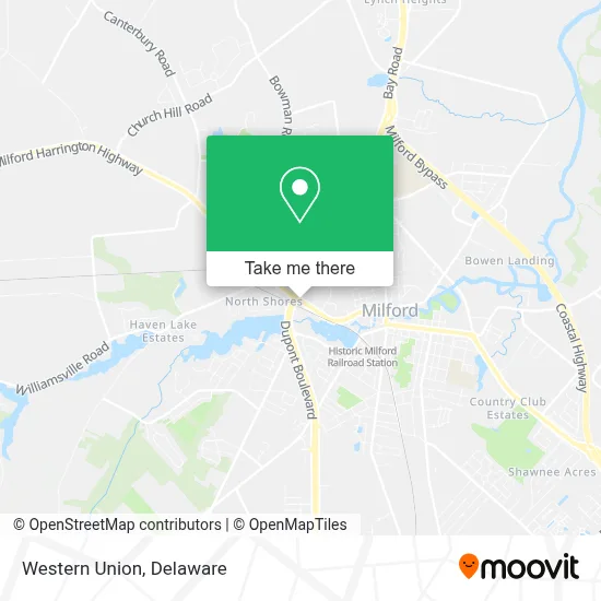 Western Union map