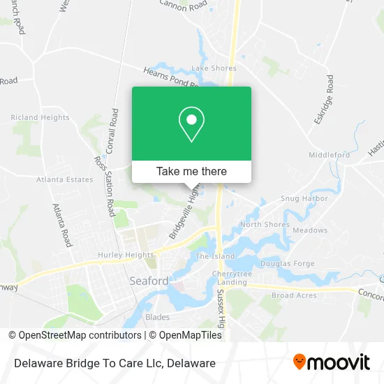 Delaware Bridge To Care Llc map