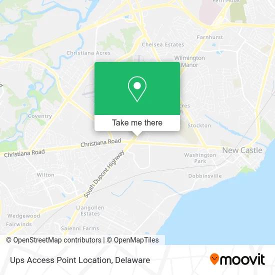 Ups Access Point Location map