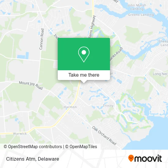 Citizens Atm map
