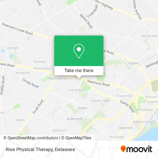 Rise Physical Therapy map