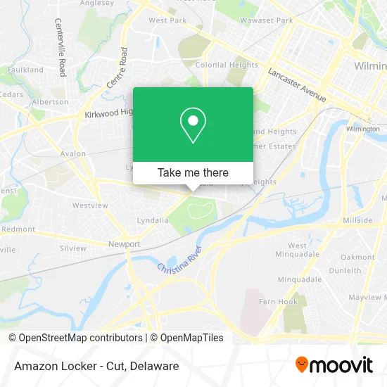 Amazon Locker - Cut map
