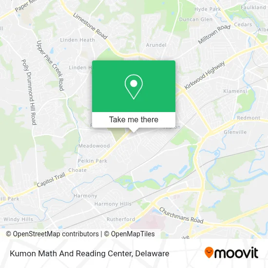 Kumon Math And Reading Center map