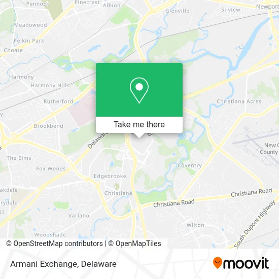 Armani Exchange map