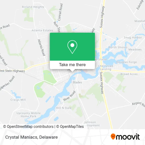Crystal Maniacs map