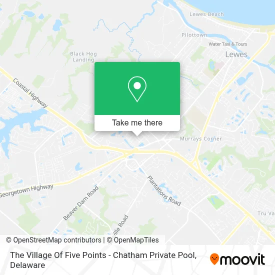 The Village Of Five Points - Chatham Private Pool map
