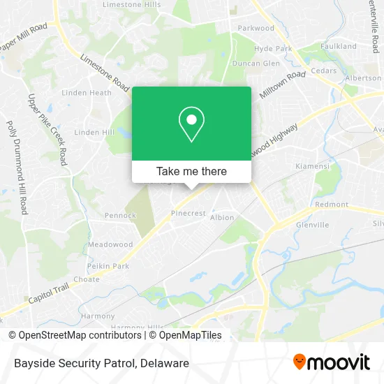 Bayside Security Patrol map