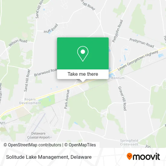 Solitude Lake Management map