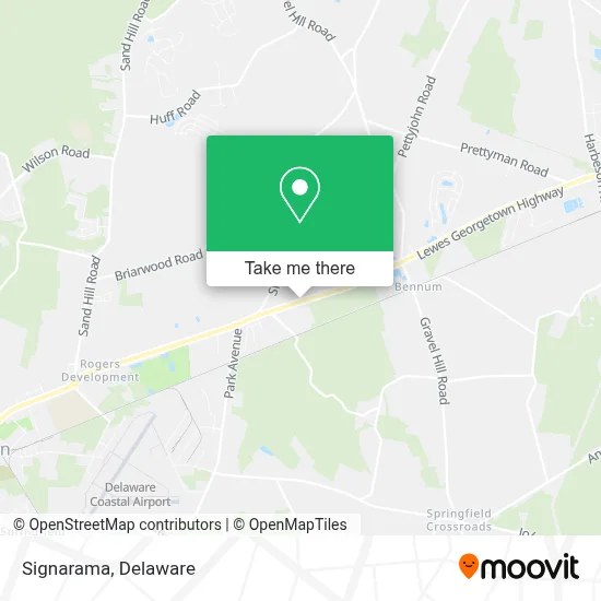 Signarama map