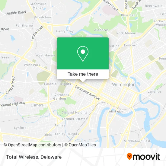 Total Wireless map