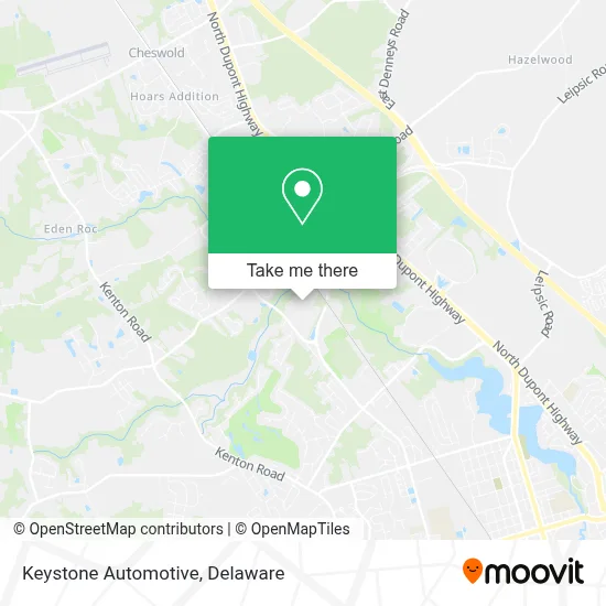 Keystone Automotive map