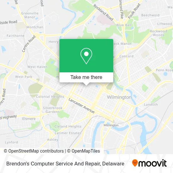 Brendon's Computer Service And Repair map