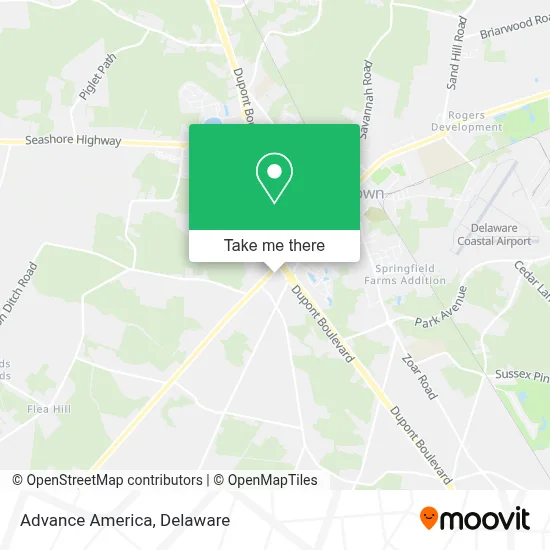 Advance America map