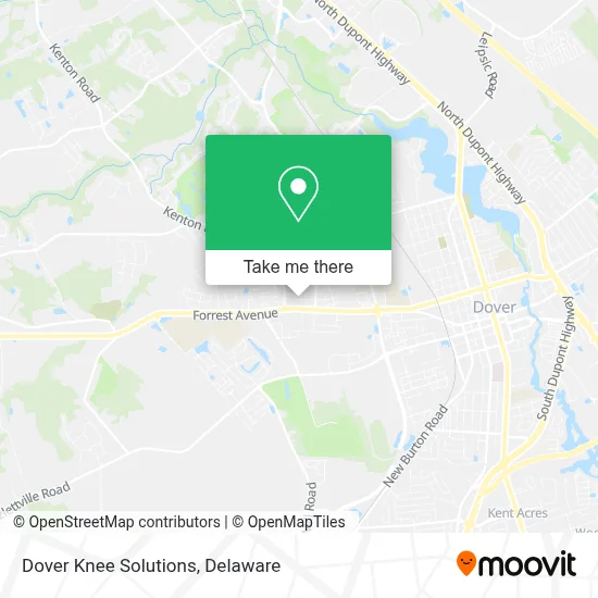 Dover Knee Solutions map