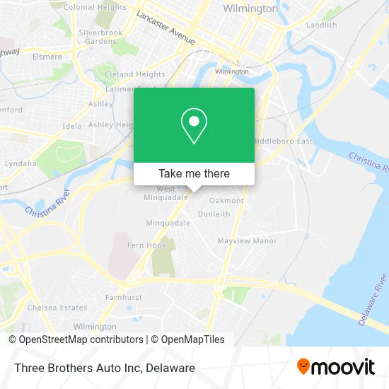 Three Brothers Auto Inc map