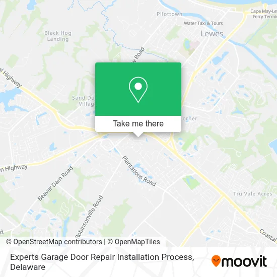 Experts Garage Door Repair Installation Process map
