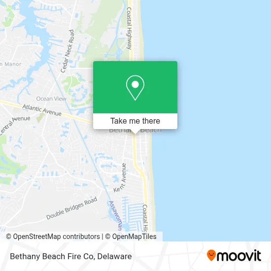 Bethany Beach Fire Co map