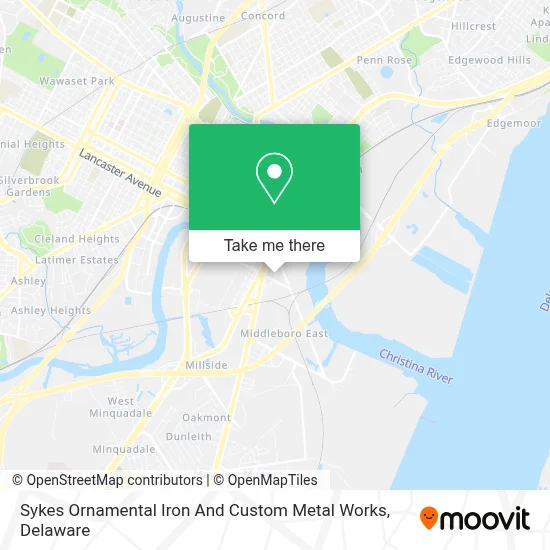 Sykes Ornamental Iron And Custom Metal Works map