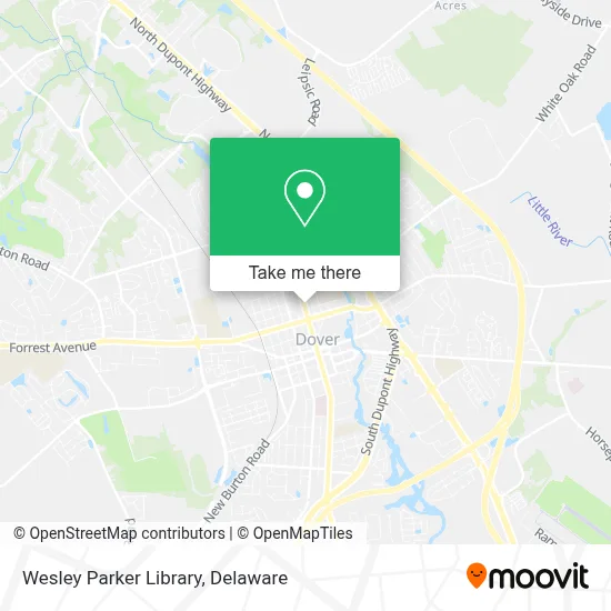 Wesley Parker Library map