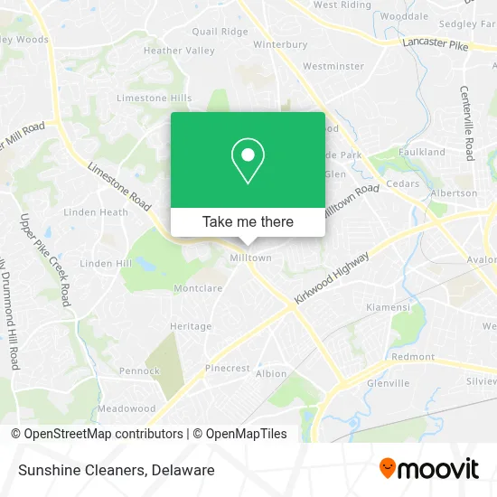 Sunshine Cleaners map