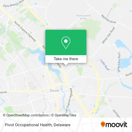 Pivot Occupational Health map