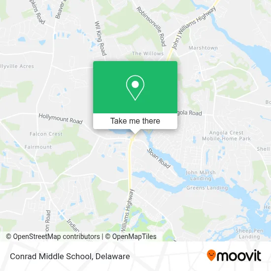 Conrad Middle School map