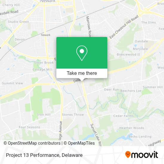 Project 13 Performance map