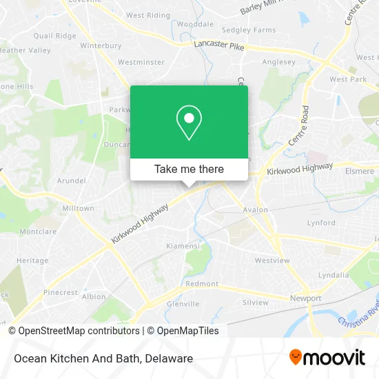 Ocean Kitchen And Bath map