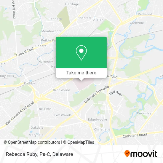 Rebecca Ruby, Pa-C map