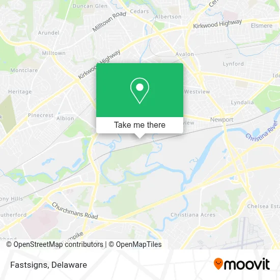 Fastsigns map