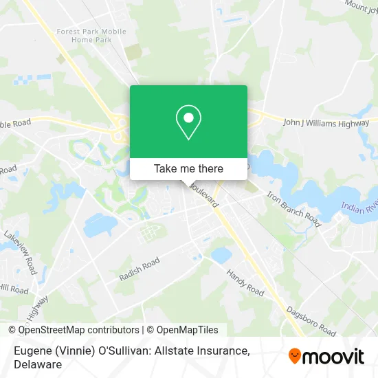 Eugene (Vinnie) O'Sullivan: Allstate Insurance map
