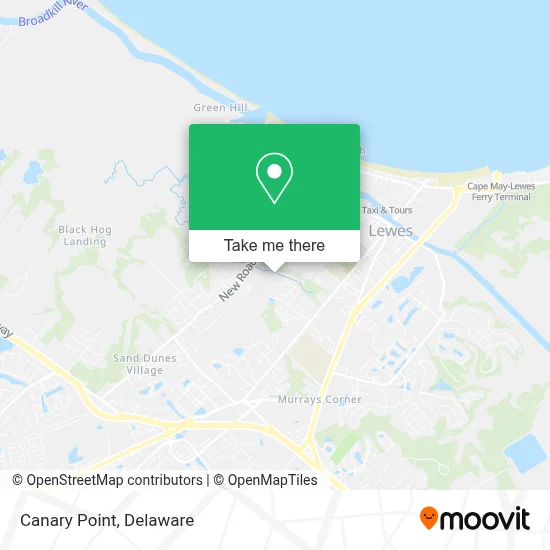 Canary Point map