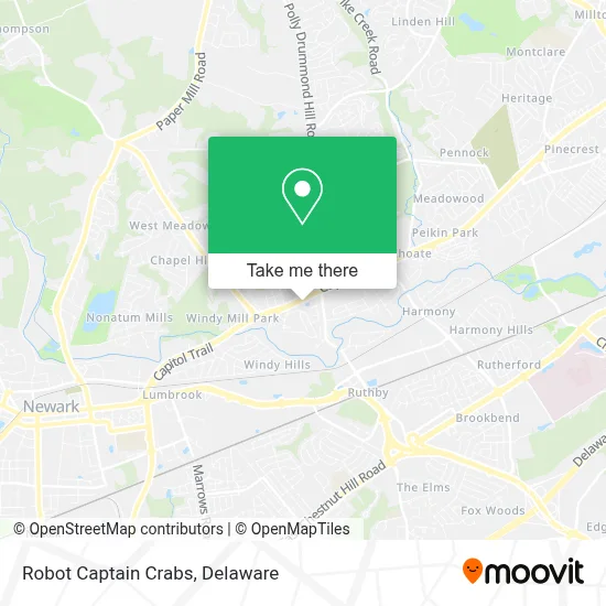 Robot Captain Crabs map