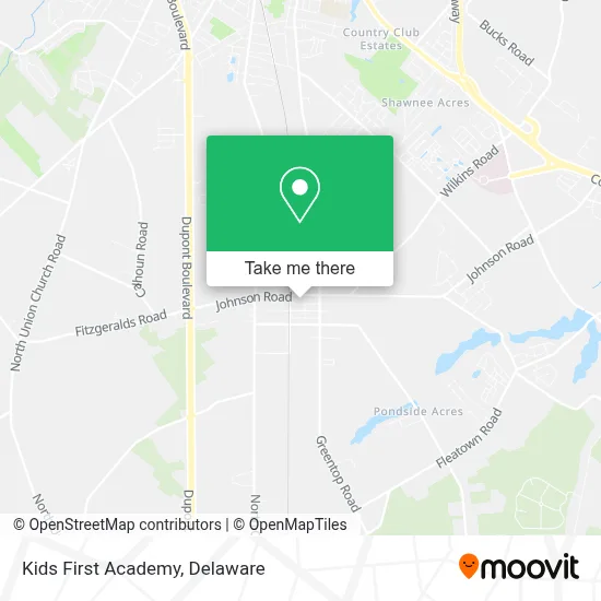 Kids First Academy map