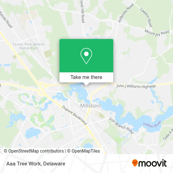 Aaa Tree Work map