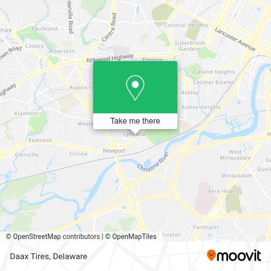 Daax Tires map