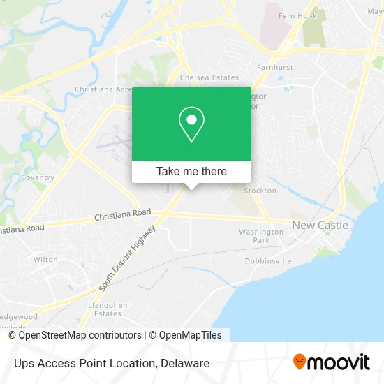 Ups Access Point Location map