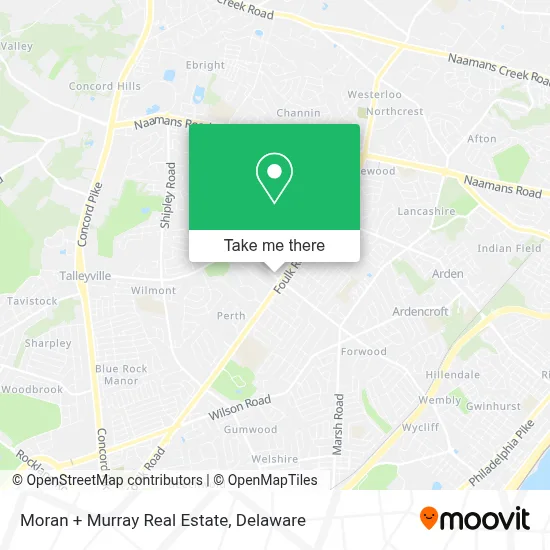 Moran + Murray Real Estate map