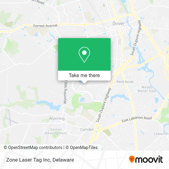 Zone Laser Tag Inc map