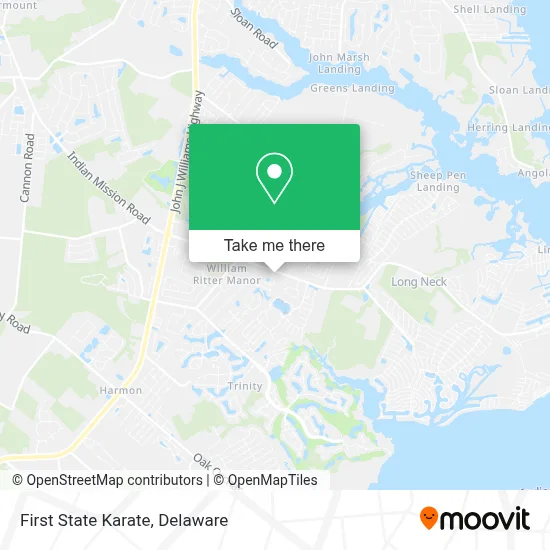 First State Karate map