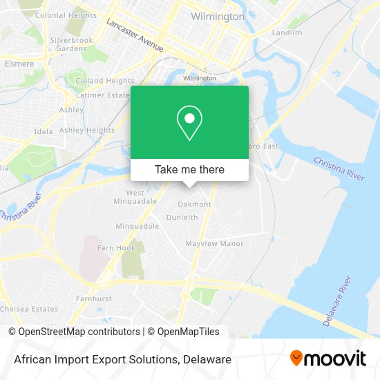 African Import Export Solutions map